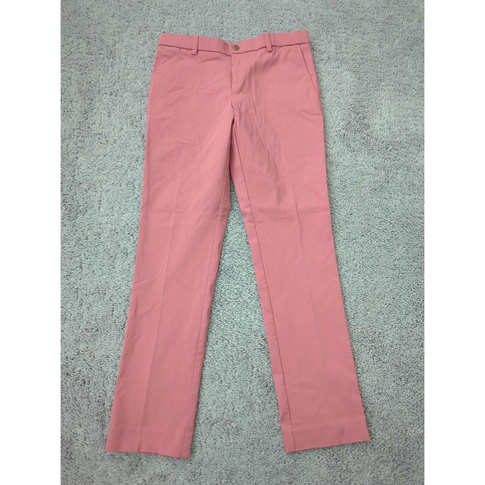 Class/Club Pants Womens 16 Washed‎ Red Low Rise Stretch Modern Fit NEW